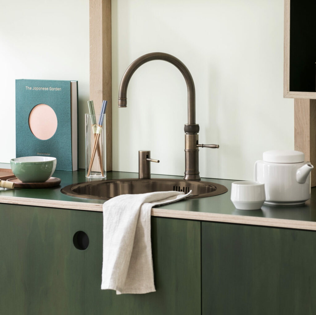 Quooker Fusion Round Messing Patina