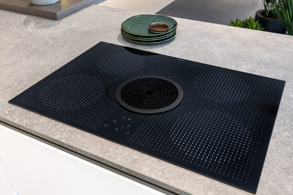 Witte SieMatic Urban keuken Bora kookplaat